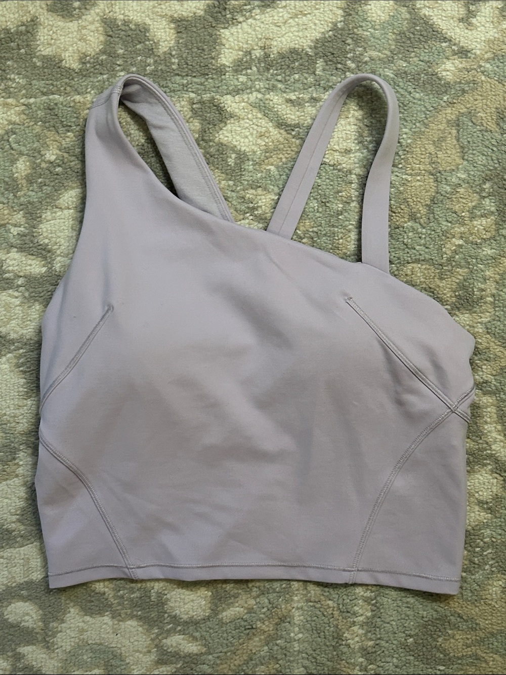 Lululemon Athletica Lavender Everlux Asymmetrical Tennis Tank Top